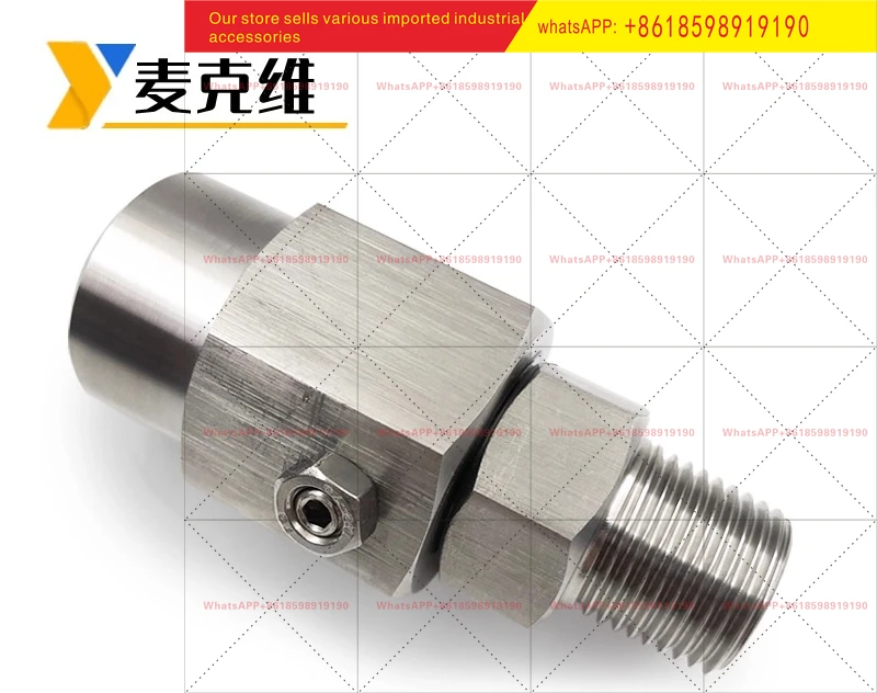 

High pressure 350KG through rotary joint Environmental protection construction machinery Hydraulic 304