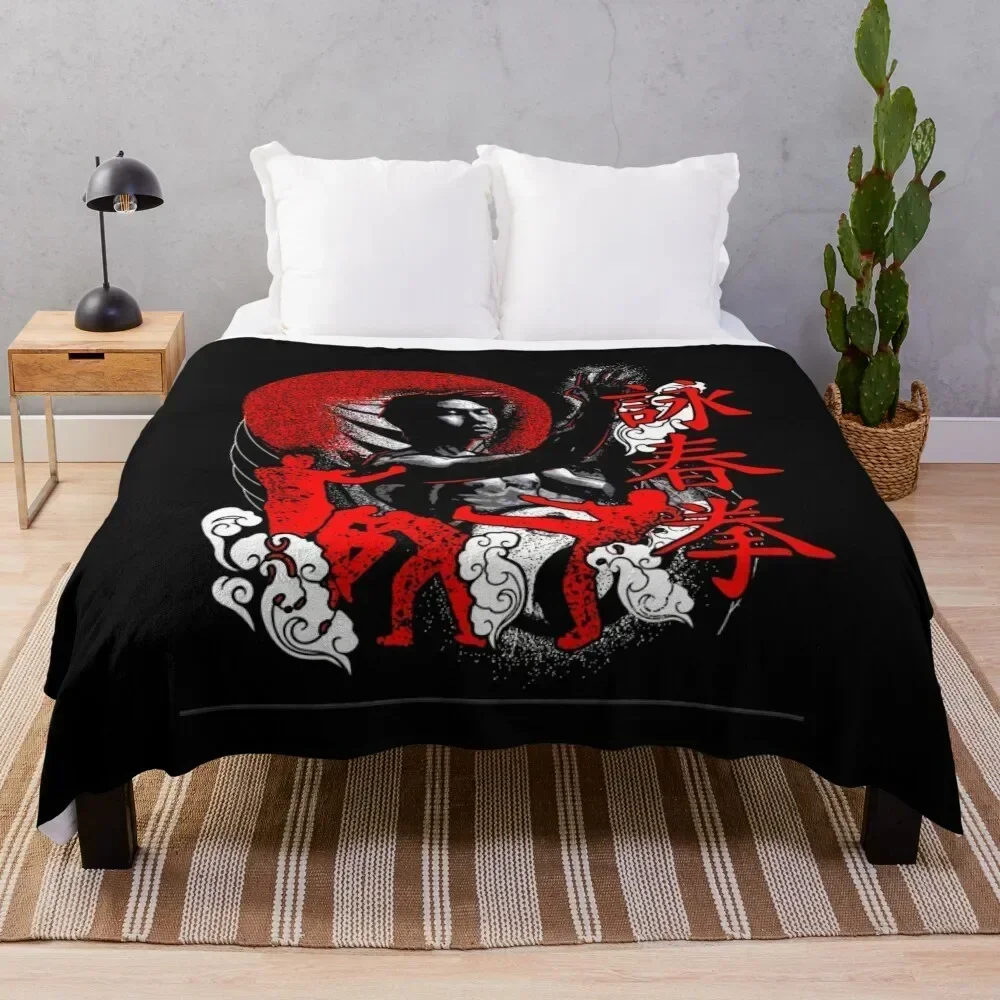 Wing Tsun Kung Fu Throw Blanket Soft Cozy Blanket for Pet Kids Adults