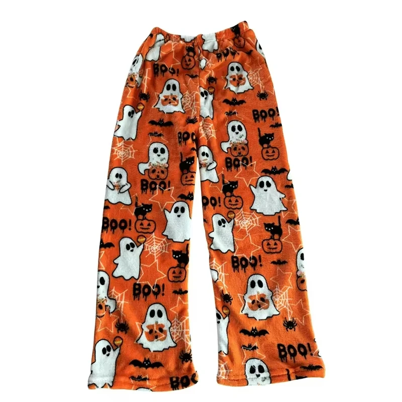 Celana Piyama Anime Stitch Baru Celana Piyama Kartun Fashion Halloween Celana Rumah Wanita Celana Santai Musim Gugur Musim Dingin