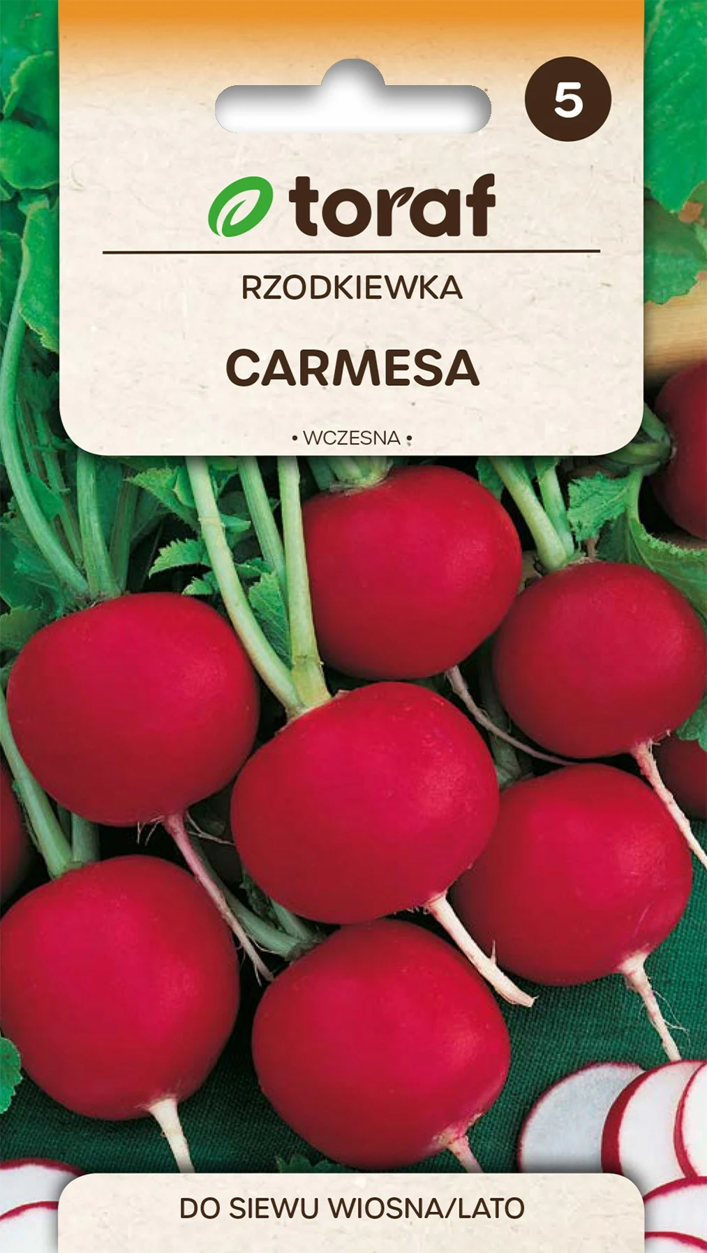 Gemüsesamen Radieschen CARMESA Rot früh reifend 10g Toraf 214