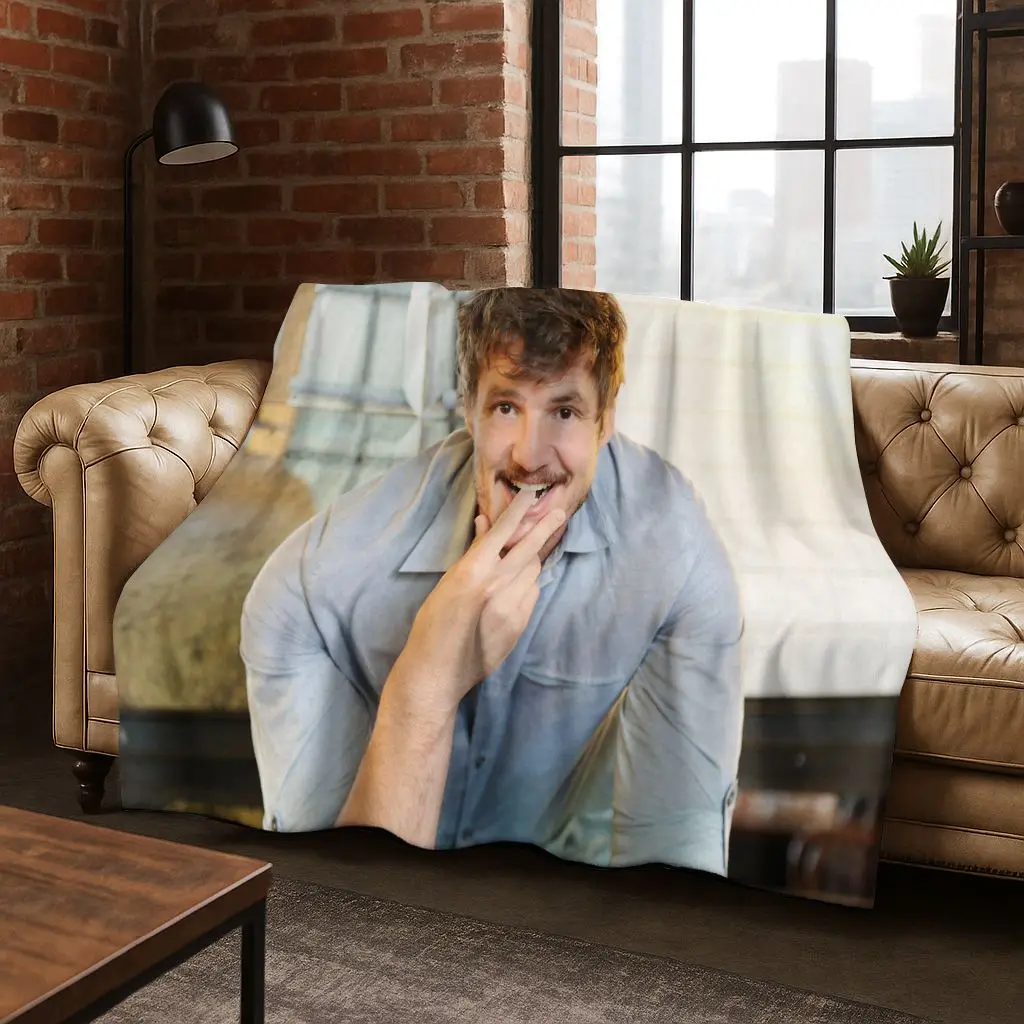 ثلاثية الأبعاد خوسيه بيدرو بالمسيدا باسكال ستار الفانيلا بطانية لينة بطانية دافئة لغرفة النوم غرفة المعيشة السرير السفر التخييم نزهة هدية