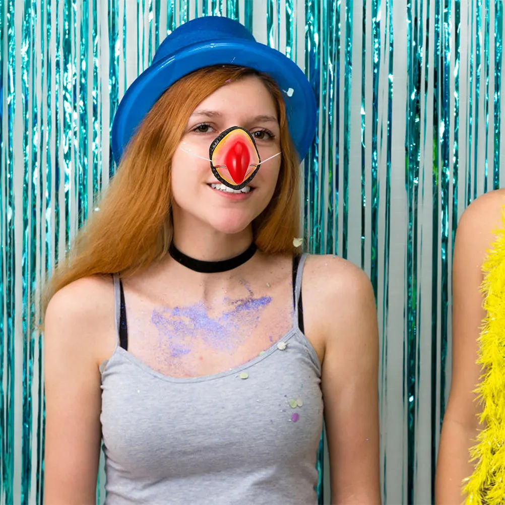 3 قطع من دعامات أنف الحيوانات المحاكاة متعددة الاستخدامات للعروض المسرحية والمناسبات التنكرية واللباس زي الببغاء الأنف