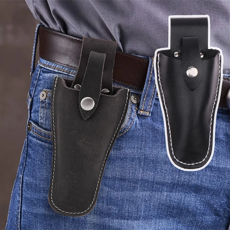 [E] Portable Scissors Sheath PU Leather Storage Bag Pruning Scissor Tool Bags Pruning Gardening Pouch For Pliers Pruning Shears