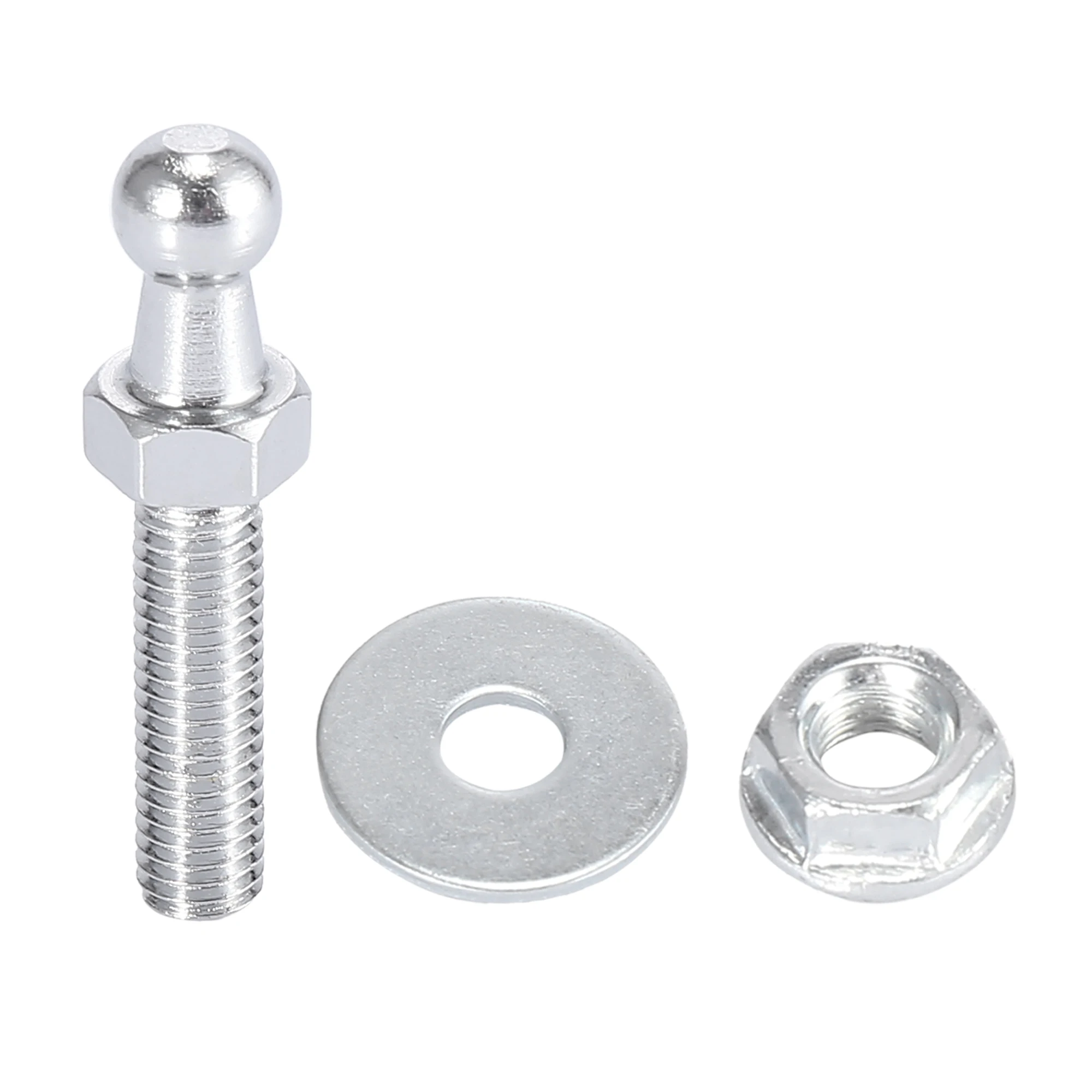 X Autohaux 2 Set 10mm M8x30mm Car Gas Strut Ball Studs Kit Silver Tone for Gas Strut Shocks