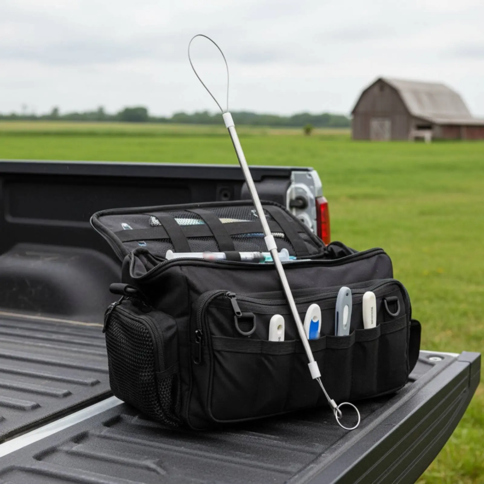 

3 Pieces Stainless Steel Pig Puller Set Long-Lasting Sow Birthing Assistance Tool Farrowing Assistance Tools Non-Slip Grip