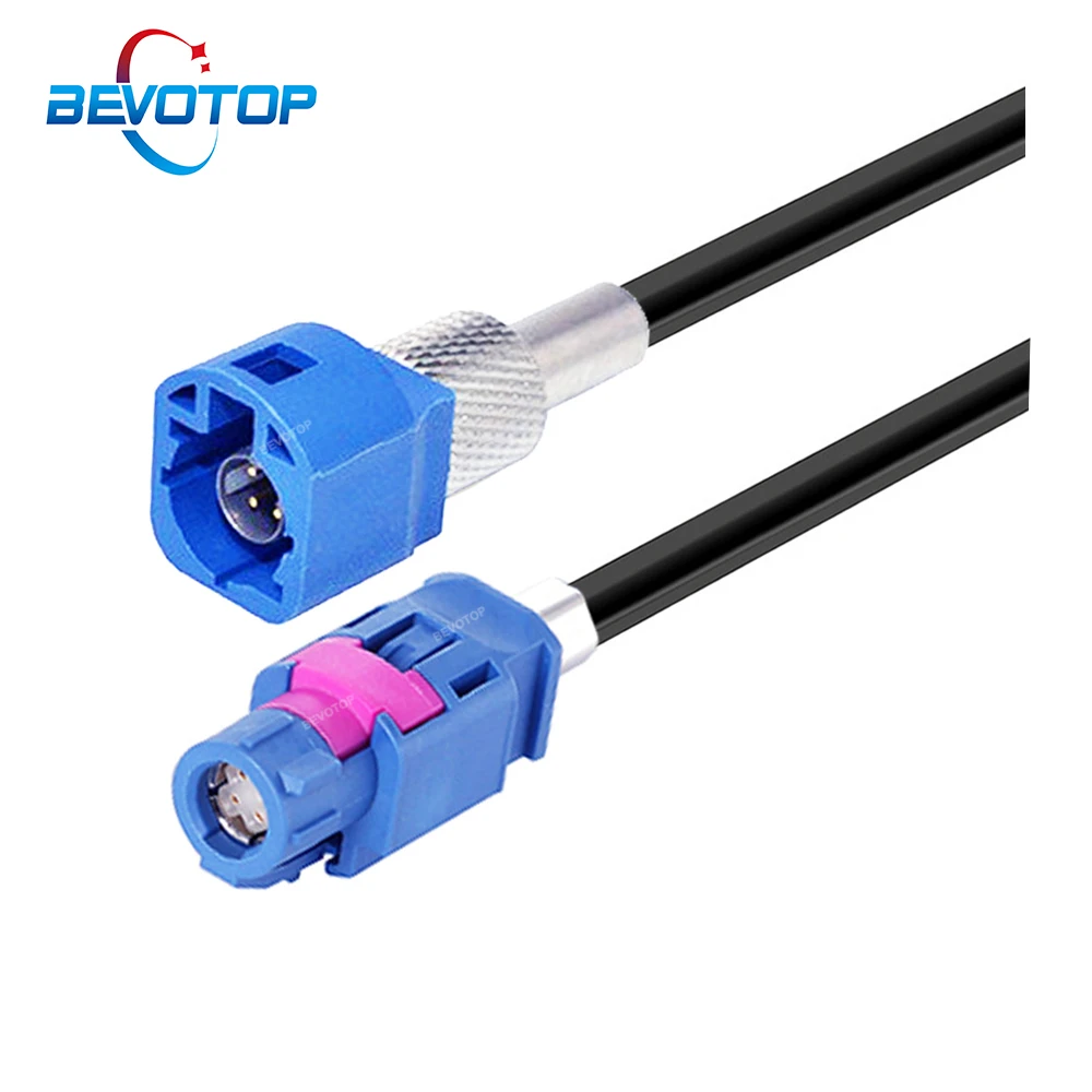 

BEVOTOP LVDS Cable 4 Pin HSD Code C Male to Female Jack Connector Car Display Video LVDS Harness Line 535 4 Core HSD Cable