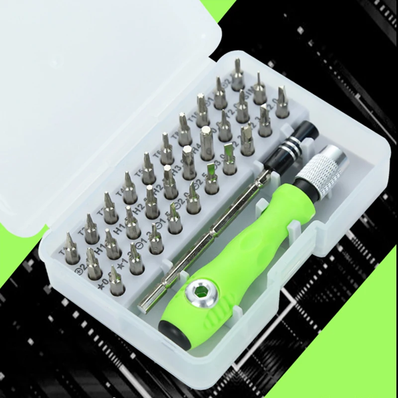 

32 in 1 Multifunction Screwdriver Set Precision Magnetic Bits Maintenance Tool Repair for PC Mobile Phone Laptop Hand Tools