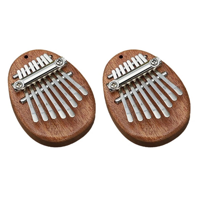 

Quality Mini Kalimba Mini Thumb Piano 8-Tone Portable Beginner Finger Piano Instrument