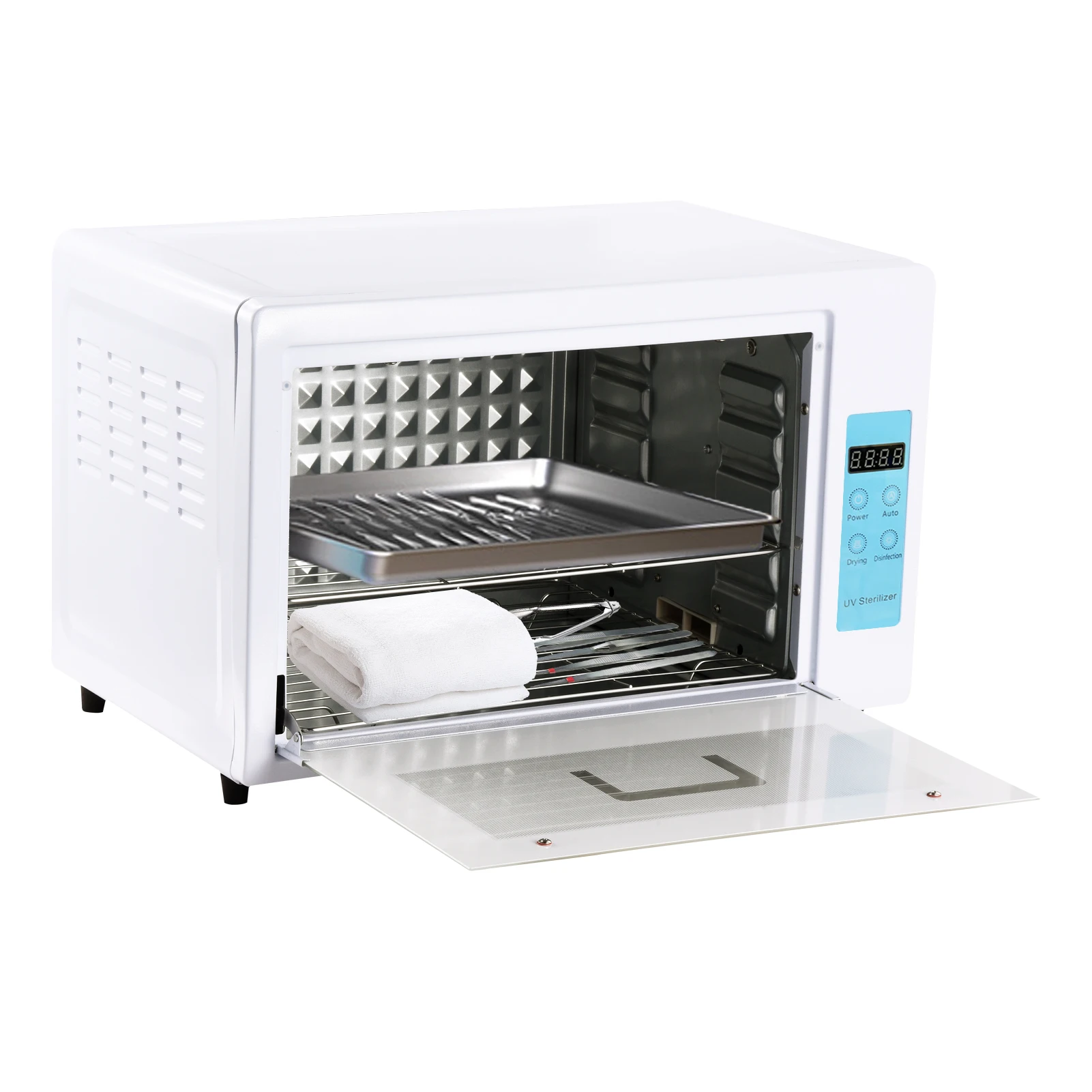 Nail Tool Cleaning Machine 24L and 48L Capacity Cleaning Cabinet Salon Equipment Nail Cleaner Box Container