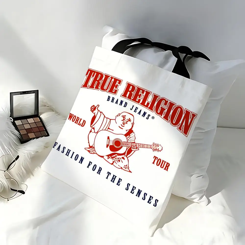 Trendige Denim Religion Aufbewahrungstaschen Canvas-Tragetasche - Festliche Große Handtasche für Picknick, Reisen und Einkaufen – Detail 24