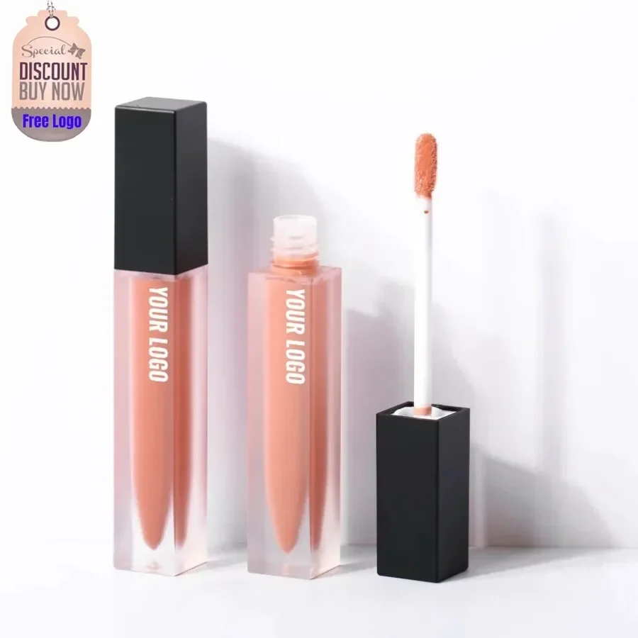 

Nude Lip Stick Matte Organic Lip Gloss Private Label Vegan Makeup Lipgloss Wholesale Waterproof Lipstick Custom Logo