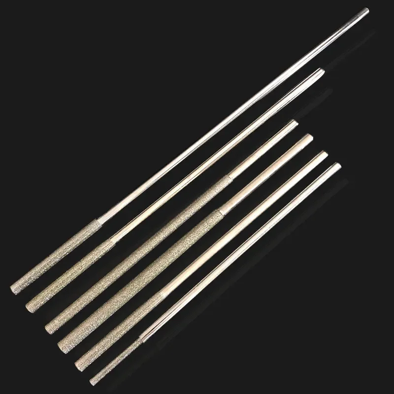 for Spot Diamond Extended Grinding Rod Cylindrical A Needle Processing Fixed Jadeite Jade Handle 3 Total Length 100-150 mm