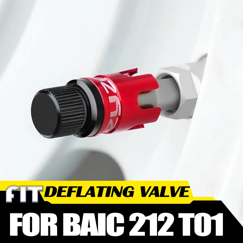 Car Tire Quick Release Nozzle Fit for BAIC 212 T01 2024 2025 Modified Car Pressure Relief Valve Desert Off-road Accessories
