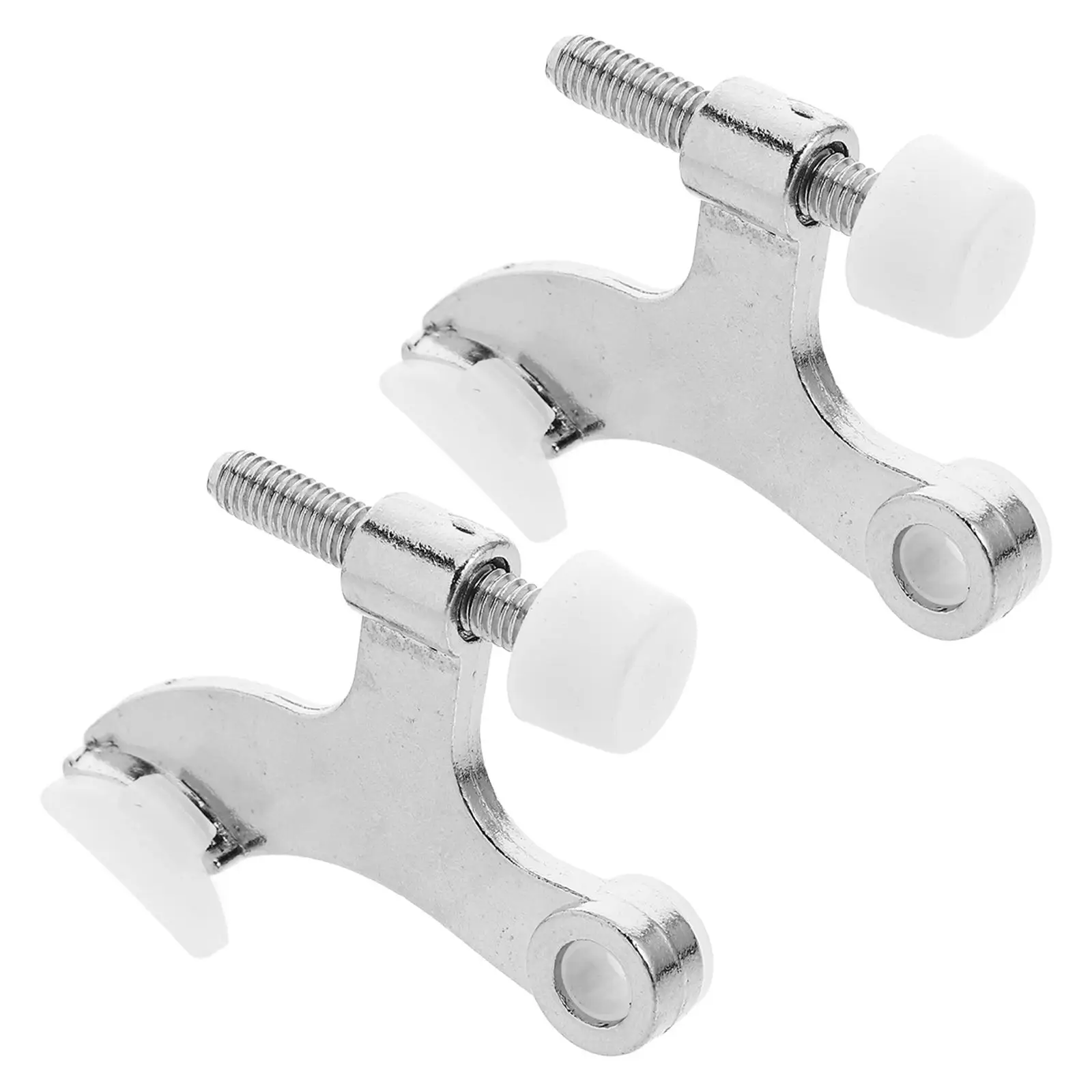 

2PCS Heavy Duty Zinc Alloy Topper Hinge Stopper Anti Rust Coating Adjustable Bottom Plug Door Thickness Stability