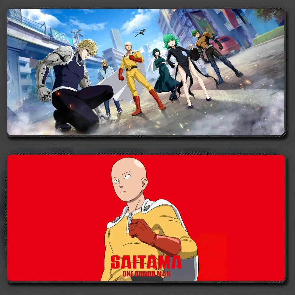 Anime ONE PUNCH-MAN 3 Mouse Pads Large Anti-Slip Rubber Gaming MousePad Durable Desk Pad Thick Seam Edge Suitable For Office And