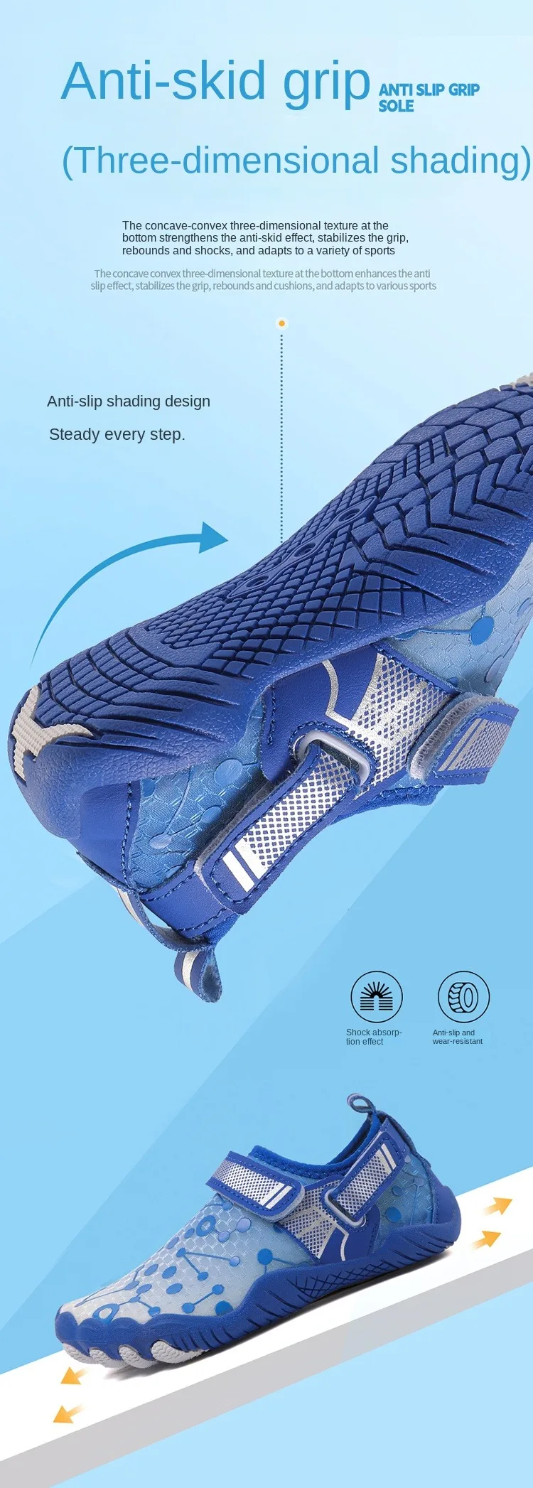 Wasserschuhe für Kinder, Strand-Schuhe, Schnelltrocknend, Atmungsaktiv, Barfuß-Schwimmschuhe, Outdoor-Sneakers, Fluss-Slipper, Wasserschuhe – Detail 7