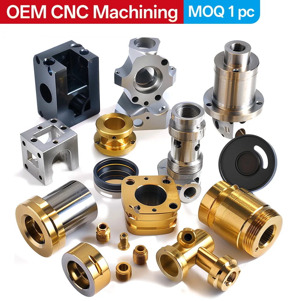 Custom Precision CNC Machining Services Stainless Steel, Brass, and Aluminum Alloy CNC Milling Galvanized, Oxidized Surface Trea