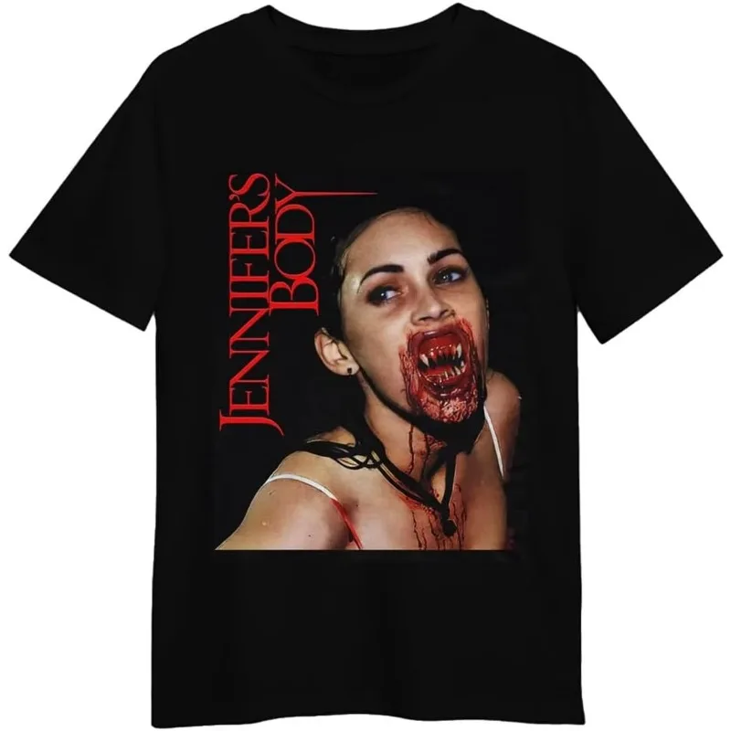 Camiseta casual unissex de verão, nova moda, camiseta Jennifer's Body, camiseta do filme Jennifer