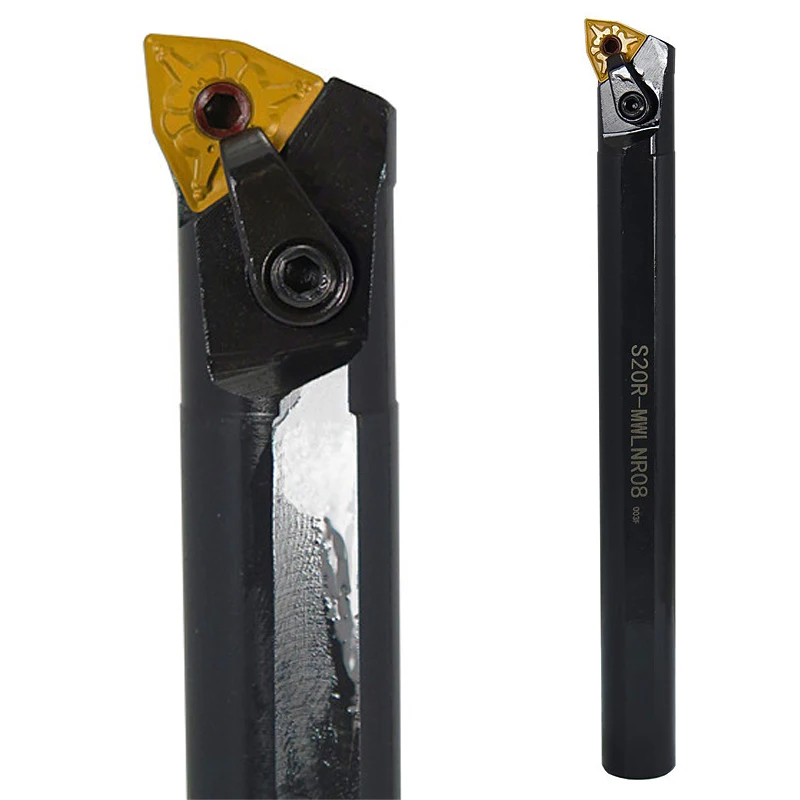 

S16Q S20R S25S MWLNR08 MWLNL08 Держатель инструментов для внутренней токарной обработки MWLNR MWLNL Режущий брусок с ЧПУ WNMG080404 WNMG080408 Твердосплавная пластина