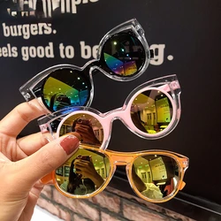 Fashion Children's Sunglasses Baby Anti-Radiation Sun Glasses Girl Boy Cute Cartoon Bear Anti-Glare Sunglasses Stylish Goggles