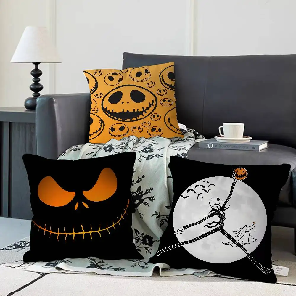 

S-Skellington Pillow Cover Sofa Cushion Cover Home Room Decoration Children Gift