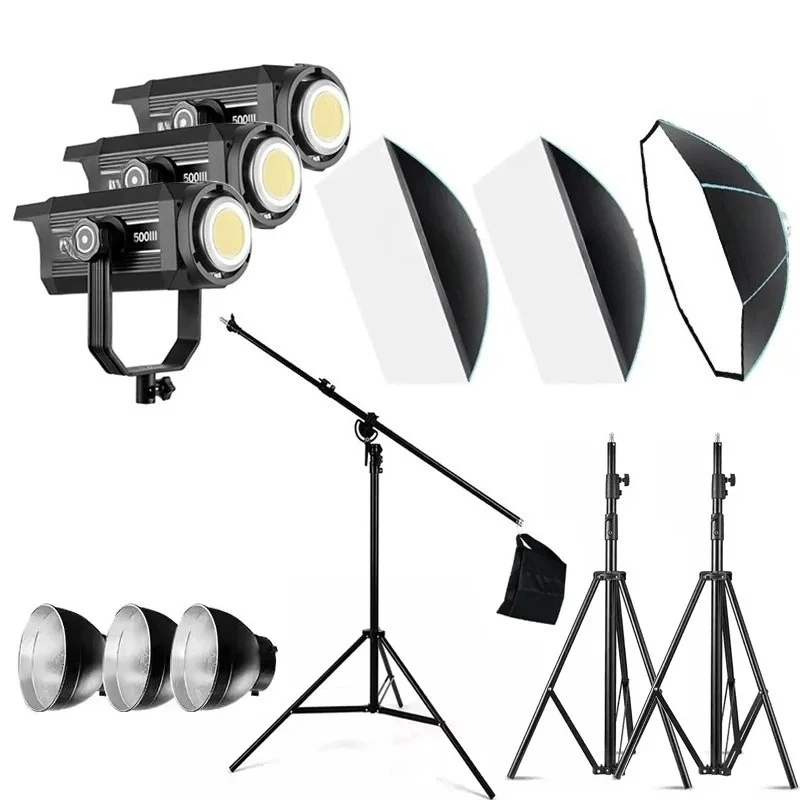 Professional Photography  Kit Softbox Bracket 300 Watt LED for Video Shooting Photo Studio Accessories