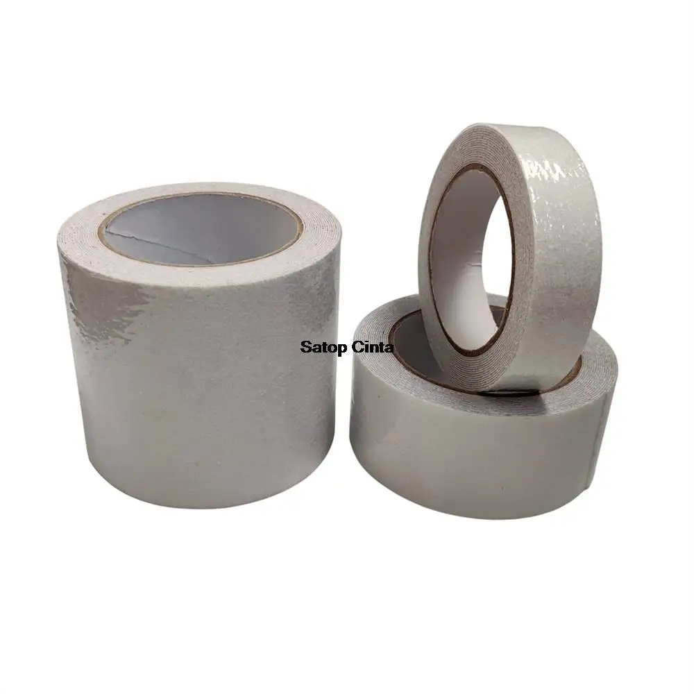 2.5cm/5cm/10cm*5m White Safety Anti Slip Traction Tape Waterproof Adhesive Non-Slip Strip For Stair Ramp Walkway Indoor Outdoor