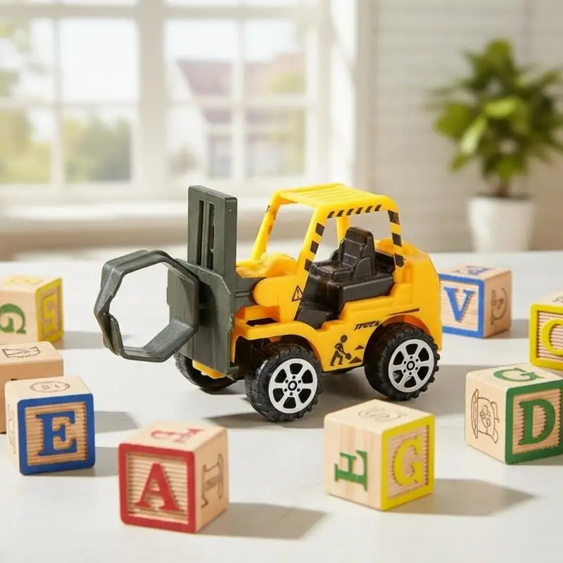 2026 NEW 1PCS Inertial Driving Construction Truck Toy Plastic Mini Excavator Digger Dump Vehicle Indoor Outdoor Kids Play Toy