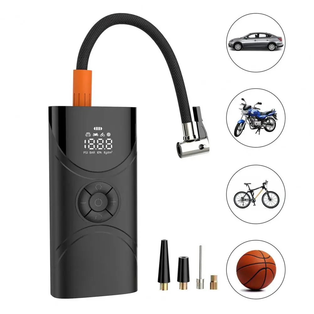 

Auto Electric Inflator Practical Four Modes Mini Car Bike Motorcycle Tire Inflator Car Supplies