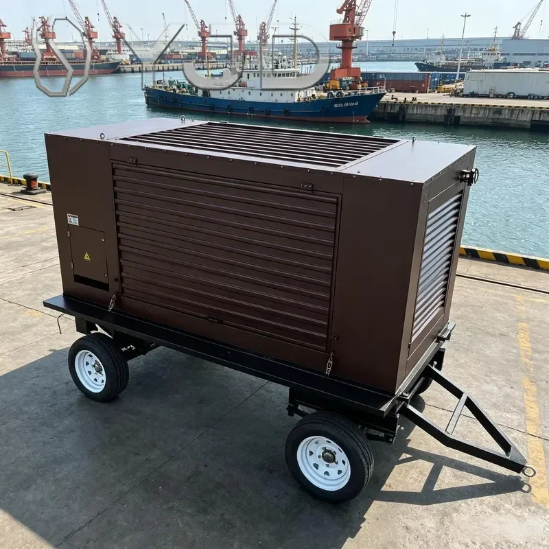 Customized Appearance Color Water Cooled Silent Diesel Generator 12kVA to 1000kVA Three Phase 50/60Hz Optional ATS EU