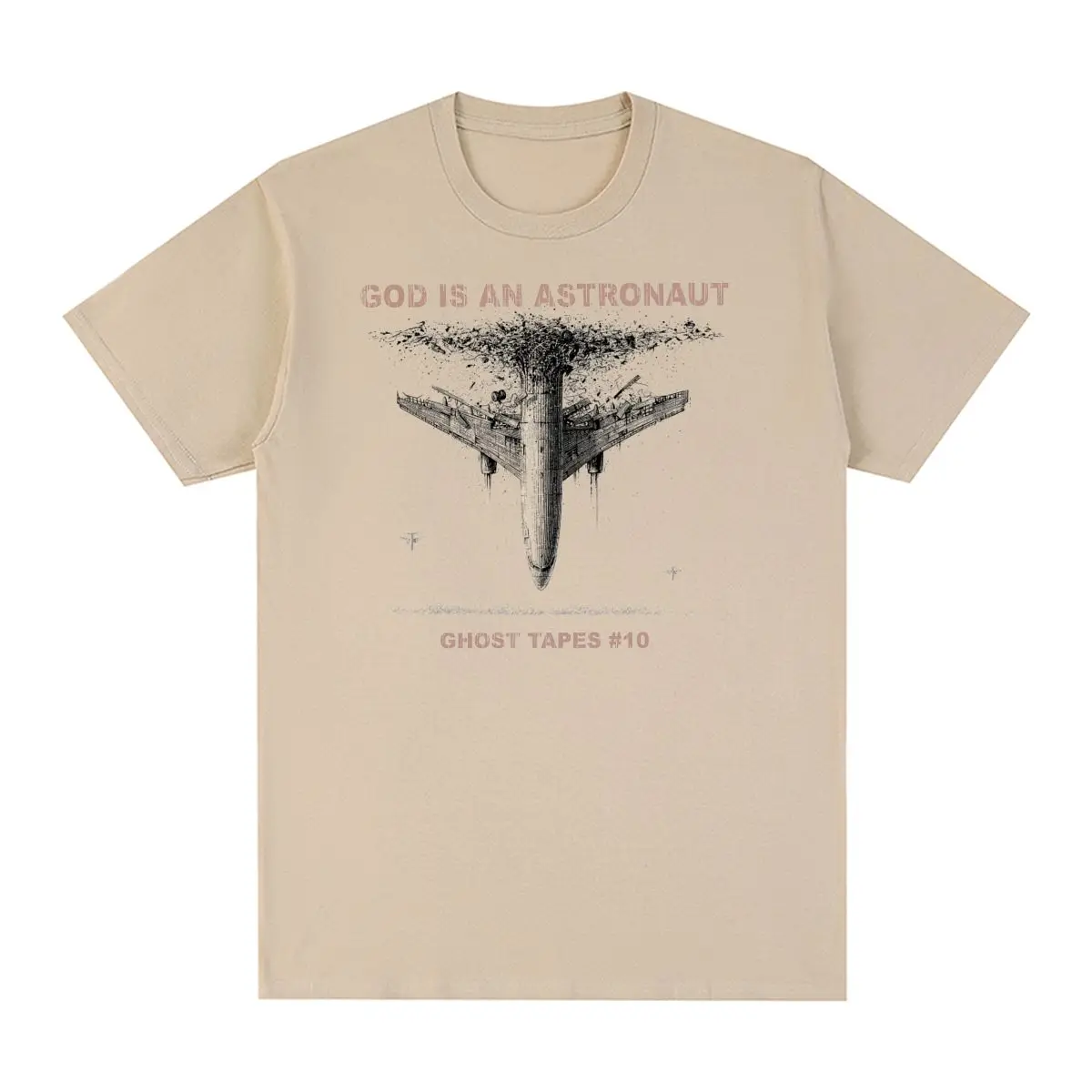 God Is An Astronaut band post rock Vintage T-shirt GHOST TAPES 10 Cotton Men T shirt New Tee Tshirt Womens Tops