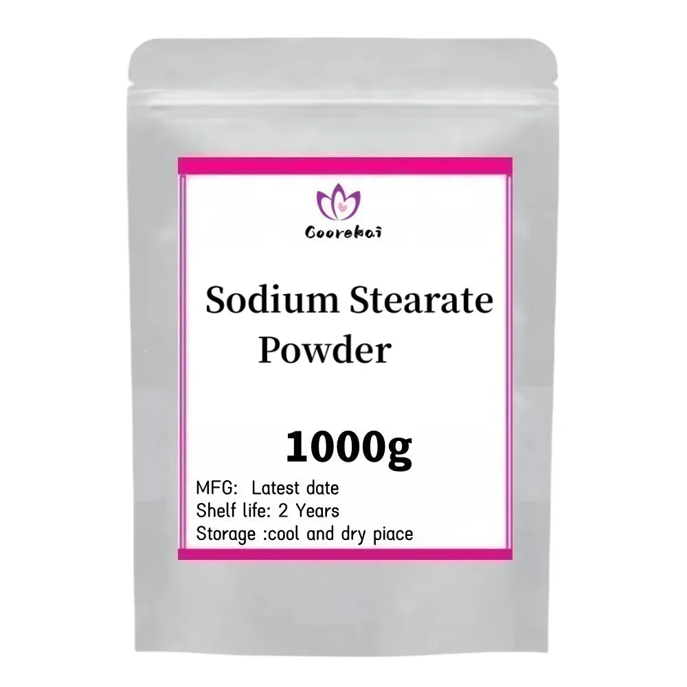 50-1000g High Quality Sodium Stearate Powder For Skin Care Emulsifier,surfactant,softener Cosmetics Material