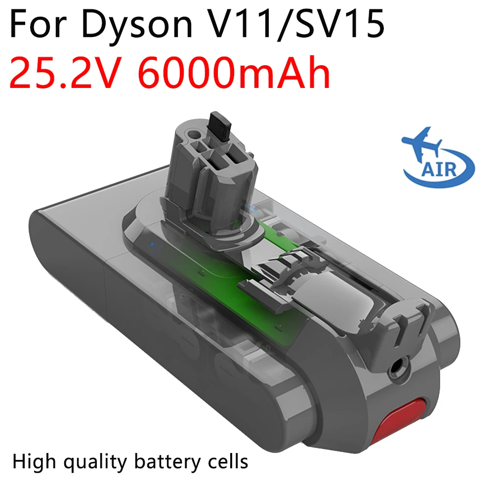 Аккумулятор 25,2 В для пылесоса Dyson SV15 SV16 SV17 SV18 SV22 V11 Absolute V11, пушистый пылесос с животными, перезаряжаемая батарея