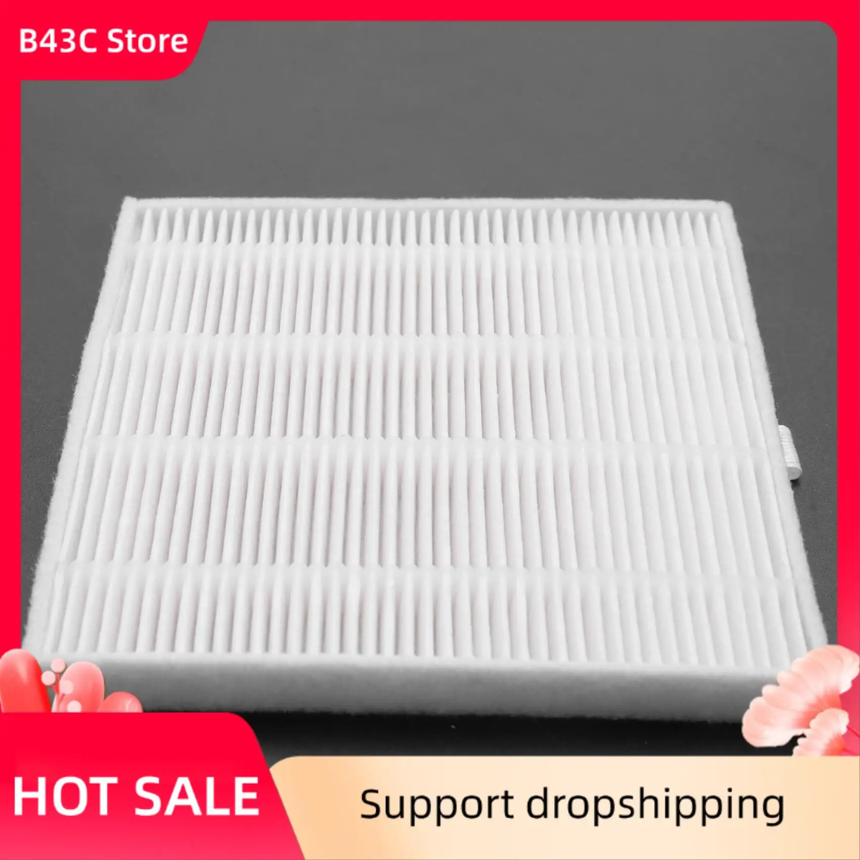 

B43C 1Pc Filter Screen Replacement Accessories For Ilife V8 V8S X750 X800 X785 V80 Robot Sweeper (White+Black)