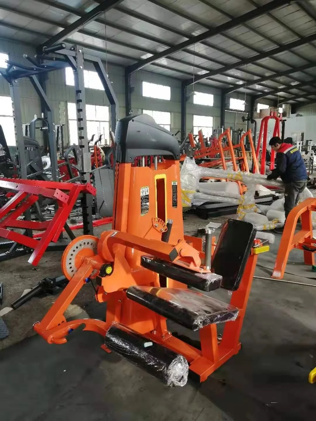 YG-1057 Best Quality  Leg Curl  Extension  for Sale Pin Loaded Gym Equipment  Leg Extension Leg Curl Machine