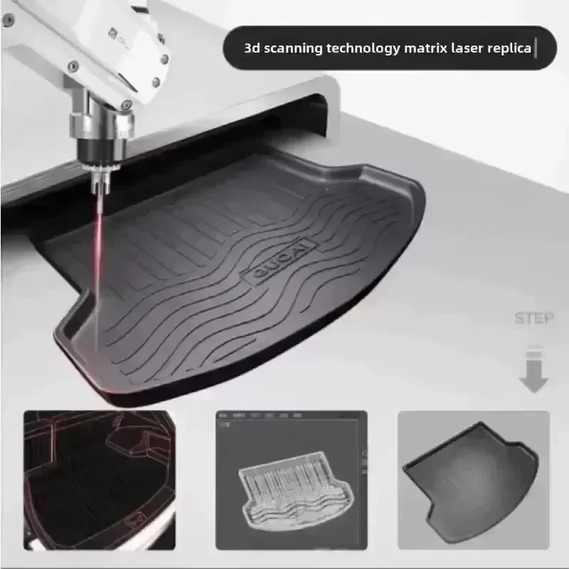 Car Auto Rear Boot Cargo Liner Tray Trunk Mat Carpet for Volkswagen Jetta VS5 2019- Cushion Pad Carpet Pad Anti-dirty Anti-water