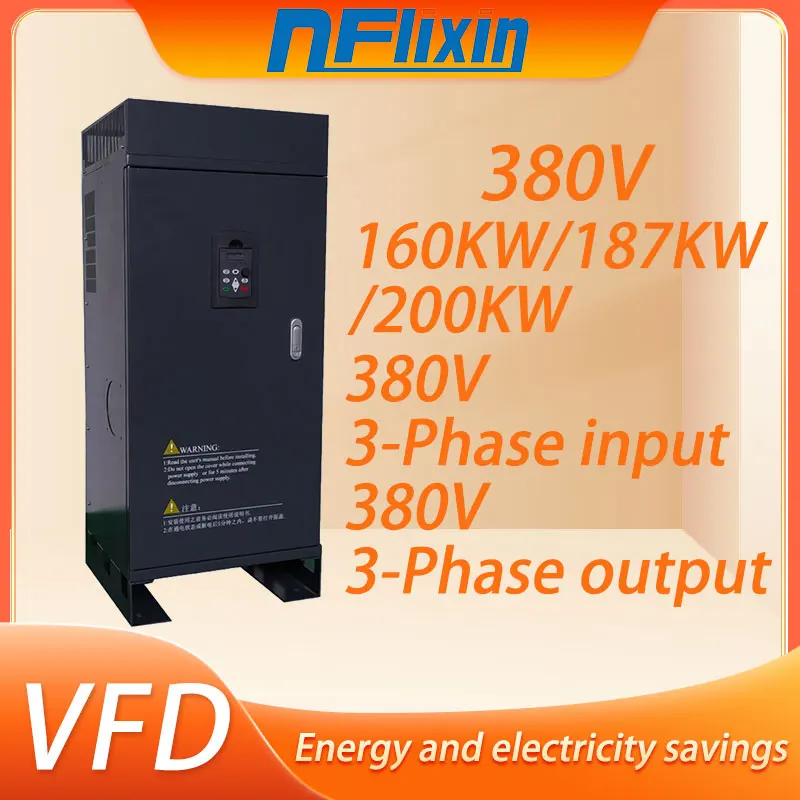 VFD 380V 15-132KW Variable Frequency Drive Converter for Motor Speed Control Inverter