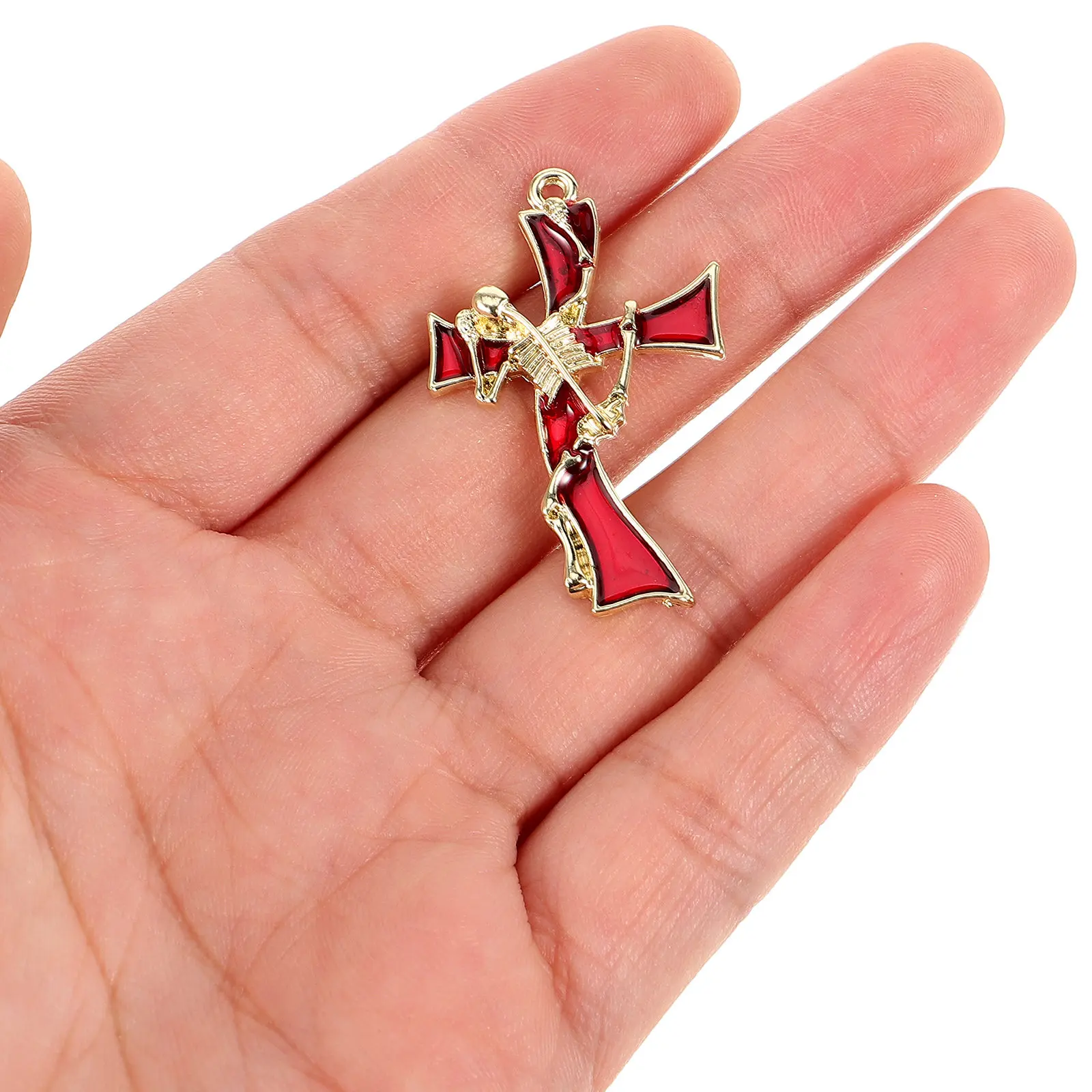 

1Set Jewelry Making Charms Coffin Pendants Cross Design Alloy DIY Bracelet Necklace Earring Accessories Decorative Coffin Charms