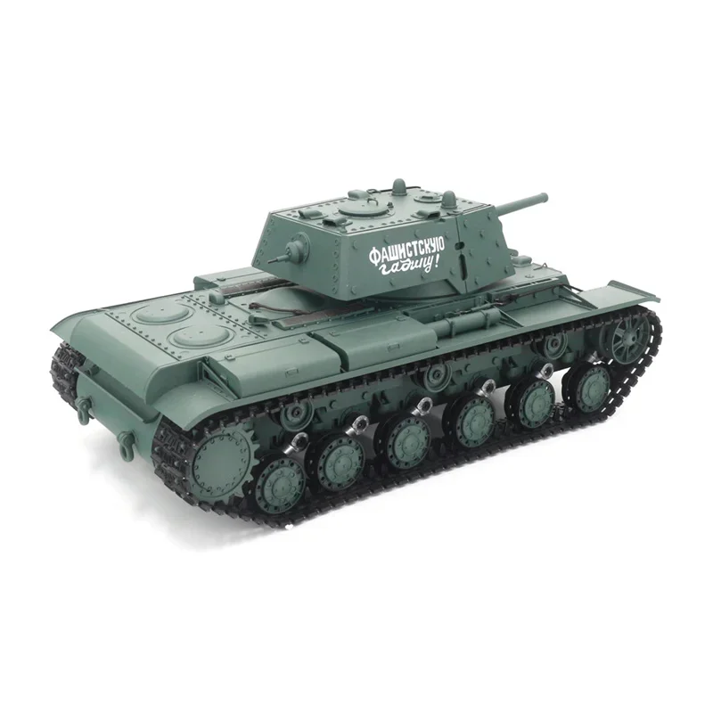 Henglong Kv-1s tanque de controle remoto pesado simulação batalha rc tanque competitivo pista modelo brinquedo para homem crianças presentes natal