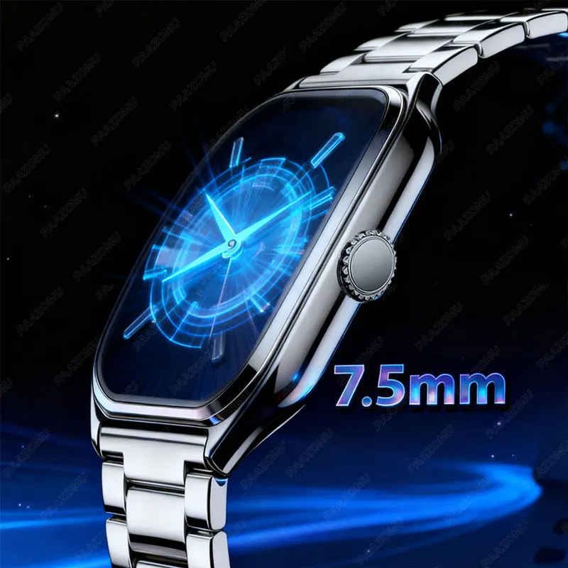

New Ultra Thin Smart Watch men 1.96" AMOLED 360*360 HD Pixel Display Always Show Time Call Reminder Smartwatch Ladies For huawei