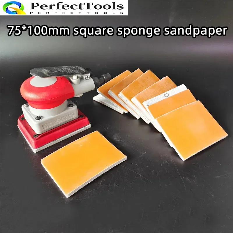 Sponge Sand Paper Disc 100x75mm 600#~ 3000# Self-adhesive Sandpaper For Automotive Paint Polishing Putty Sanding Abrasive paper