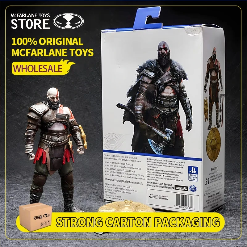 100% оригинальная ограниченная серия God Of War Ragnarok Kratos 15,2 см, игровая фигурка, экшн-модель, игрушки, украшение, подарок для взрослых и детей