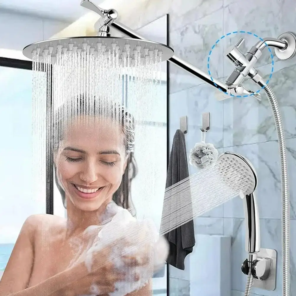 Interruttore a 3 vie rubinetto 1/2 adattatore bagno doccia rubinetto doccia acqua doccia ugello a spruzzo Splitter deviatore Conve P7k3
