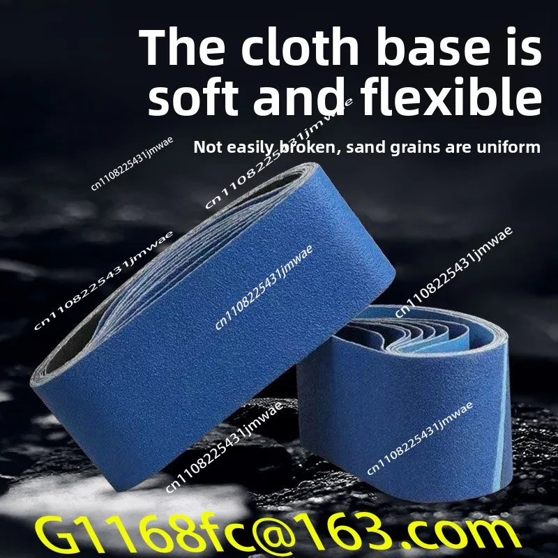 50PCS Stainless Steel Belt Blue Sand 610 * 100 Small Belt Beveling Machine