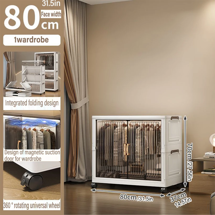 Opvouwbare opbergkast Wandmontage Opvouwbare organisator Kast Keuken Badkamer Slaapkamer Multifunctionele ruimtebesparing