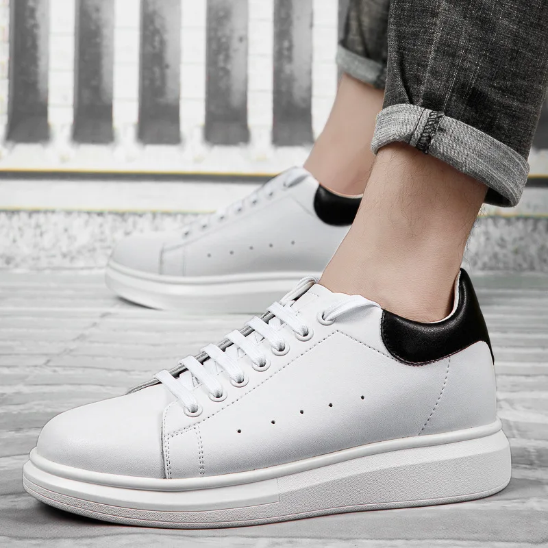 New model Highly popular Thick soled Breathable Anti slip Durable Mens sports shoes Increase by 6/8 centimeters Stable grip