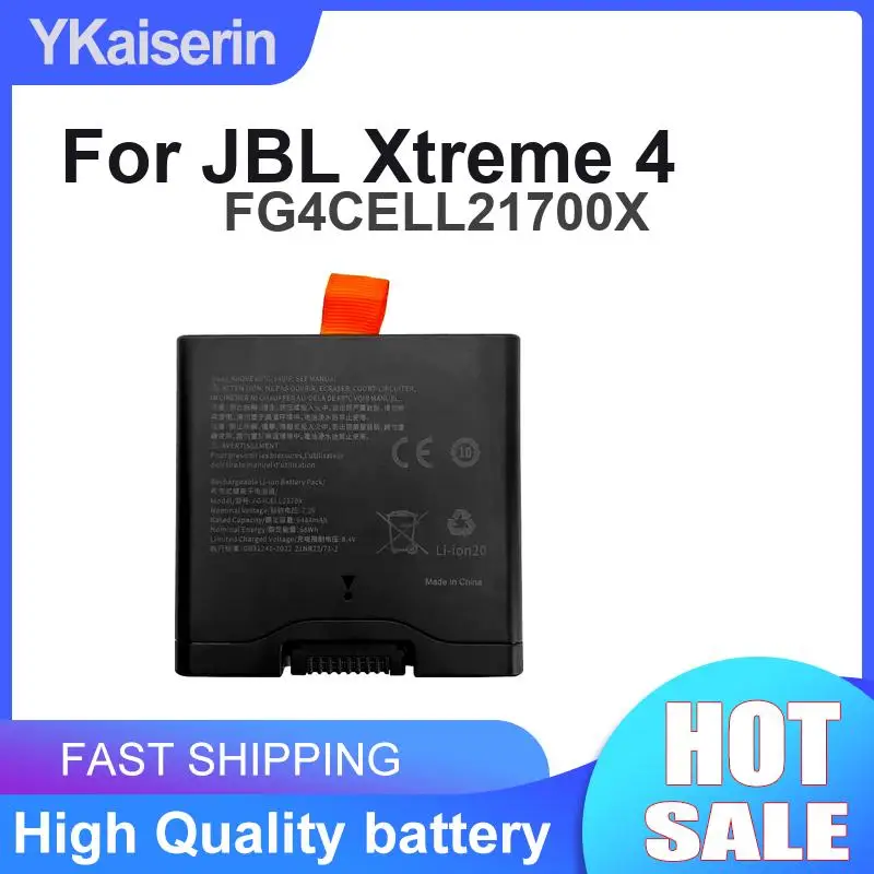 Reliable Replacement Bluetooth Speaker Battery FG4CELL21700X Good Low-Temperature Performance 9444mah For Jbl Xtreme 4