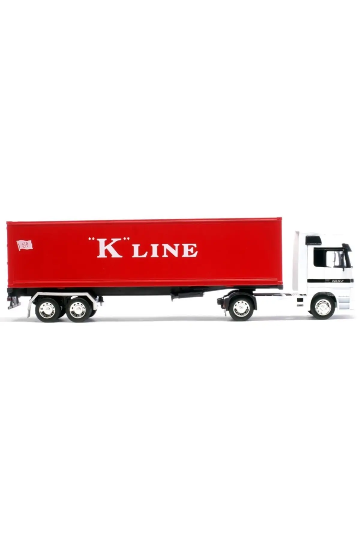 Male Child Welly 1:32 Mercedes-benz Actros Toy Trailer Truck, for Adults Diecast Collection