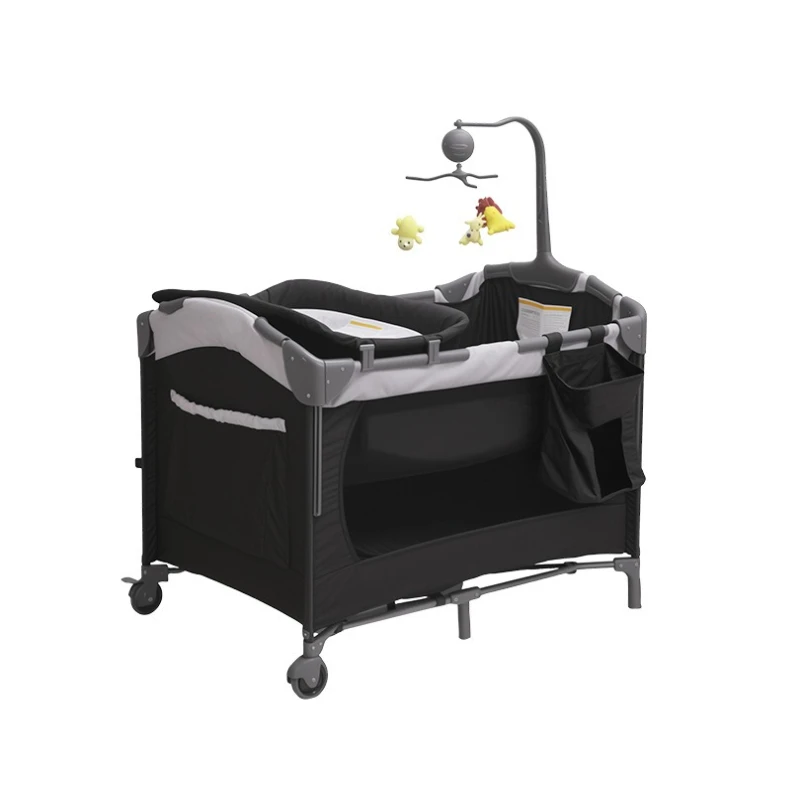 เตียงเด็กอเนกประสงค์แบบพับได้ เตียงเด็กอ่อนแบบเคลื่อนย้ายได้