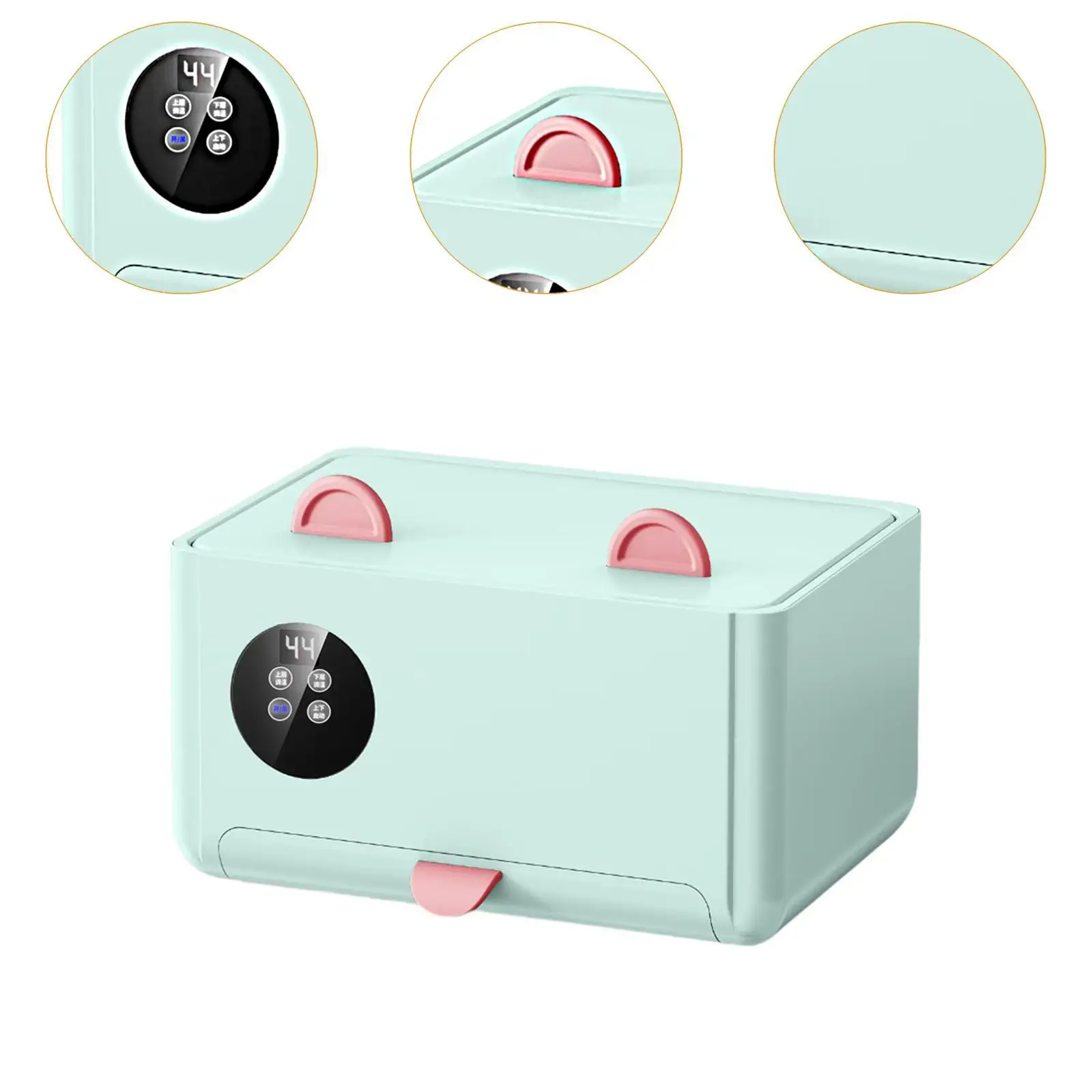 Wipe Warmer Portable Wipe Dispenser Temperature Adjustable Wet Tissue Heater